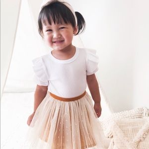 Zara toddler girls tulle skirt